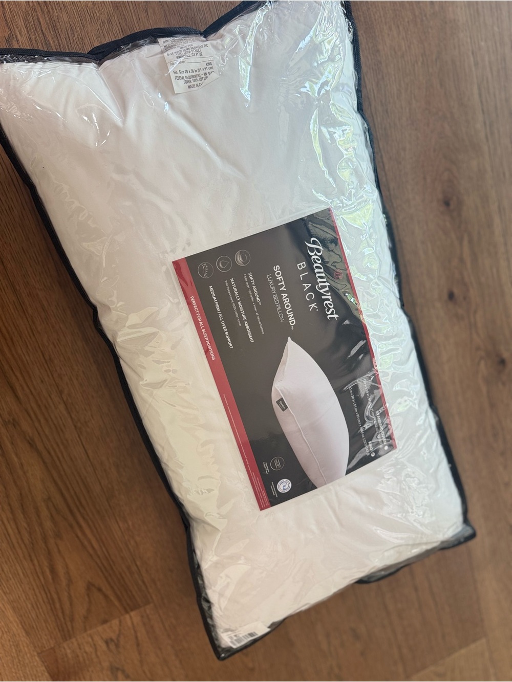 🎉LAST CHANCE🎉BEAUTYREST BLACK Luxurious Down And Feather Blend Pillow - Picture 7 of 10